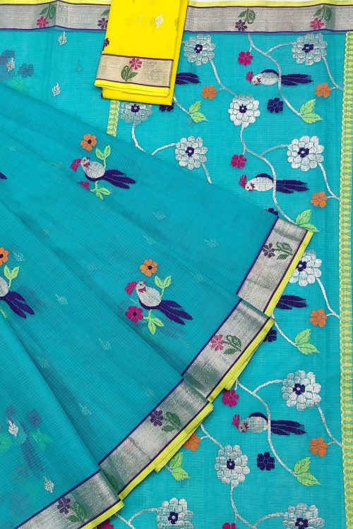 PURE ZARIKOTA HANDLOOM BUTA SAREE WITH BLOUSE B1811