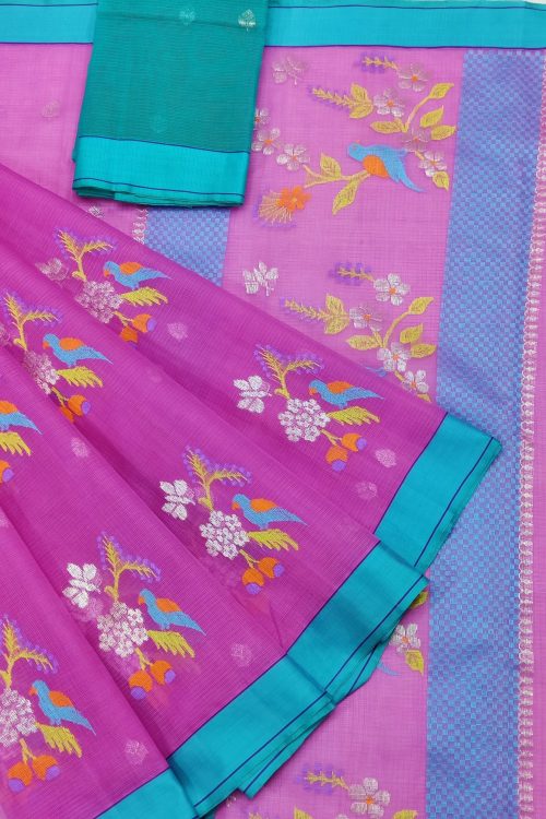 PURE ZARIKOTA HANDLOOM BUTA SAREE WITH BLOUSE B1812