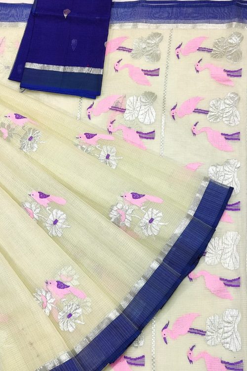 PURE ZARIKOTA HANDLOOM BUTA SAREE WITH BLOUSE B1837