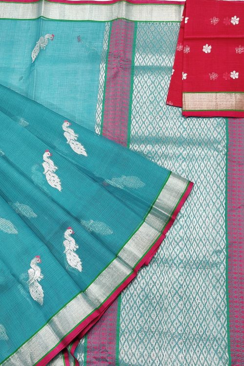 PURE ZARIKOTA HANDLOOM BUTA SAREE WITH BLOUSE B1849