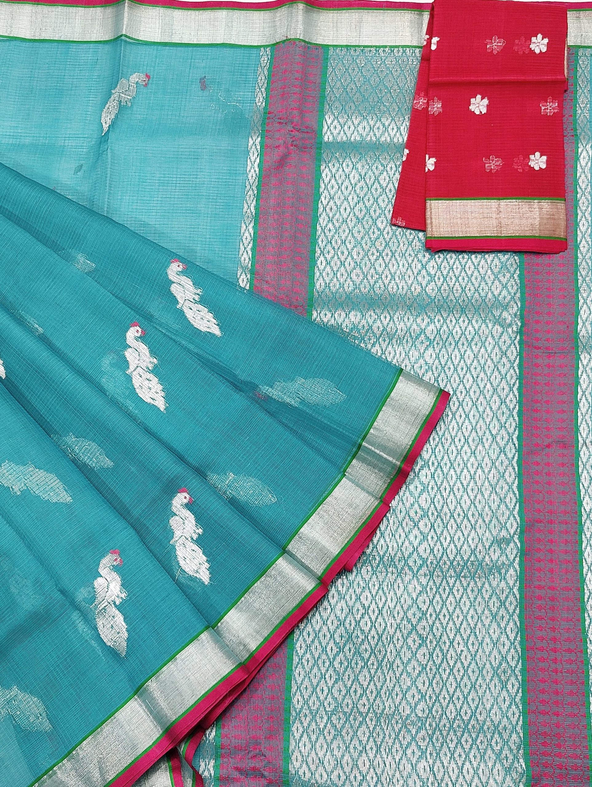 PURE ZARIKOTA HANDLOOM BUTA SAREE WITH BLOUSE B1849