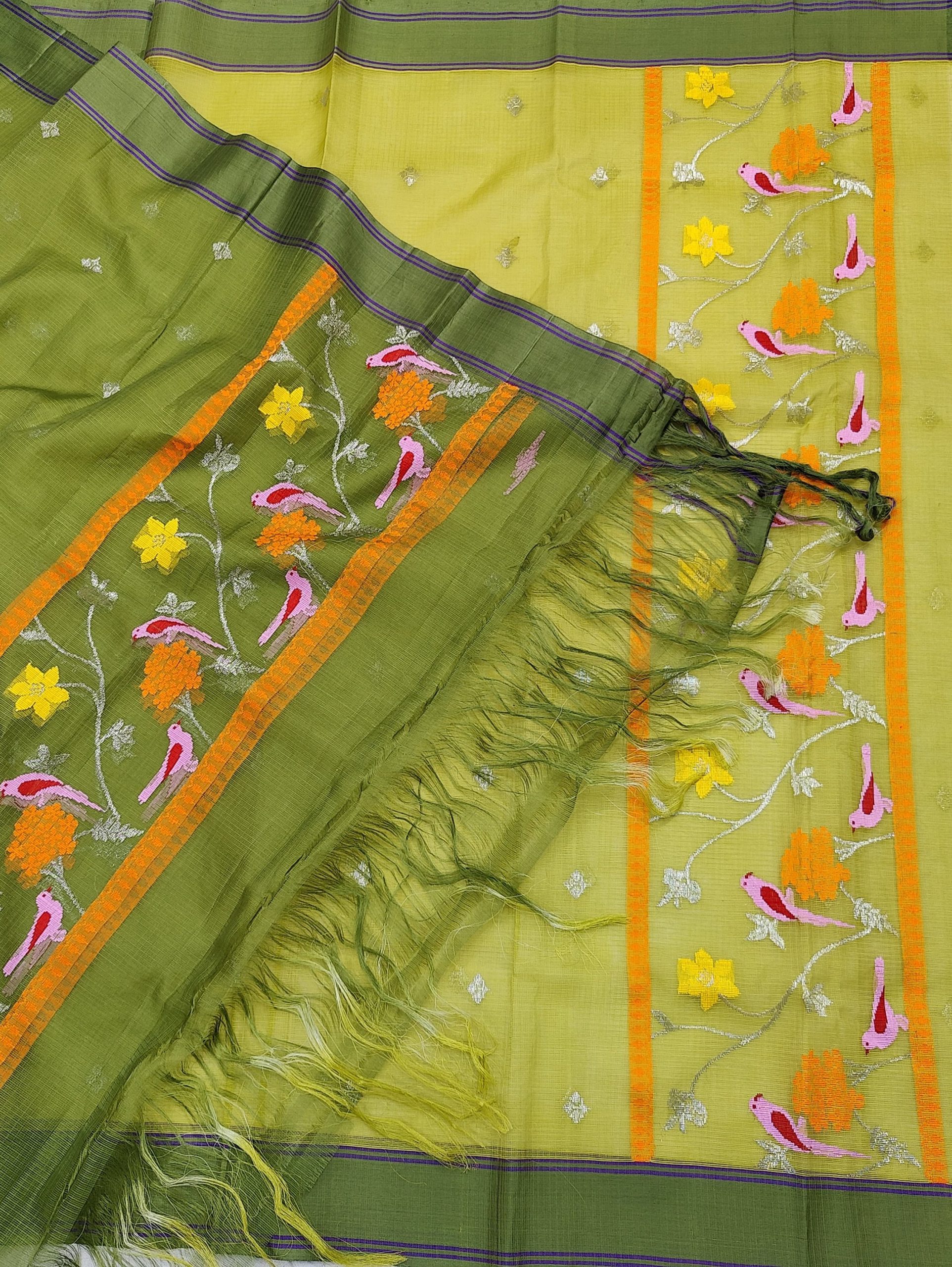 PURE ZARIKOTA HANDLOOM DRESS MATERIAL _M179