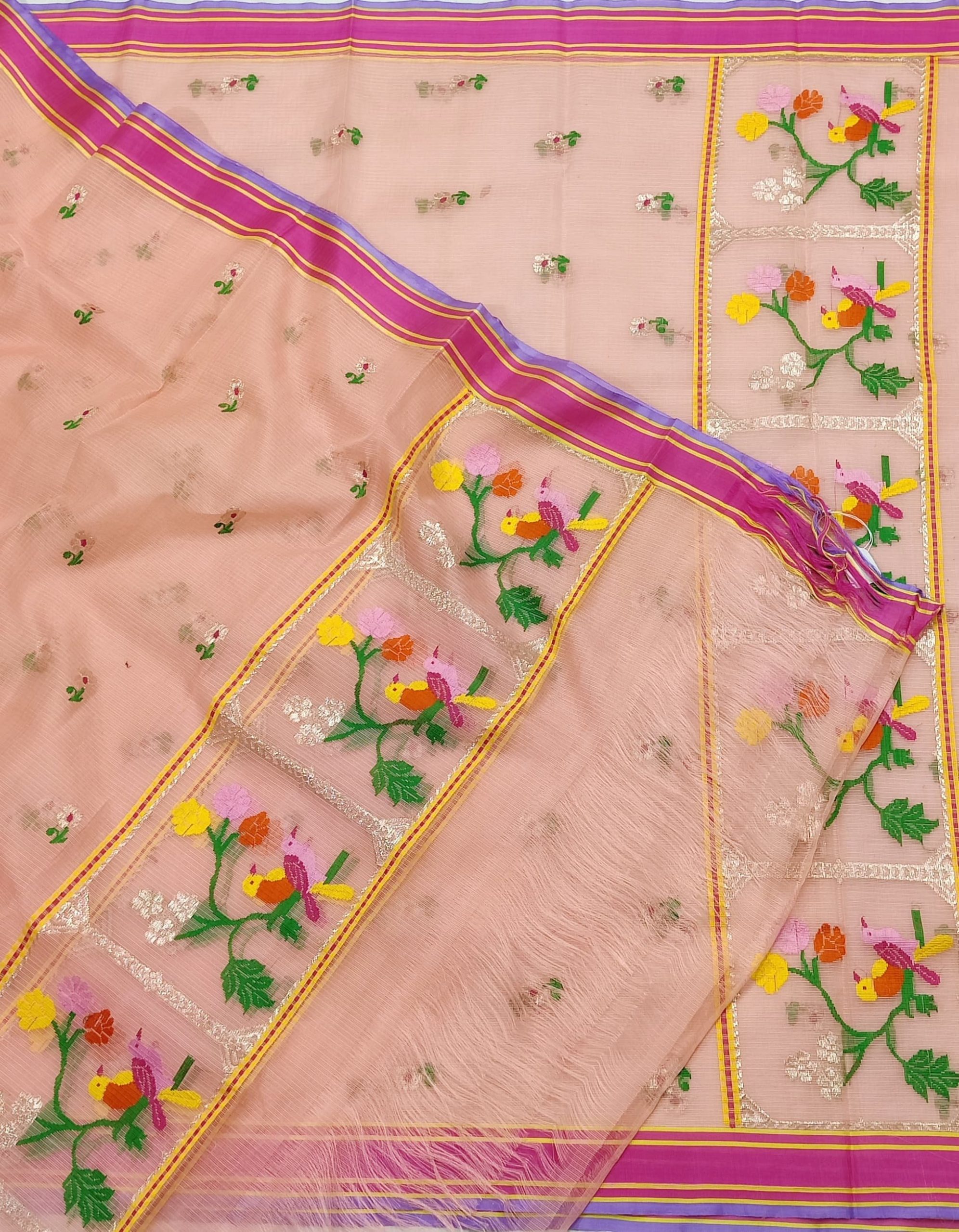 PURE ZARIKOTA HANDLOOM DRESS MATERIAL _M183