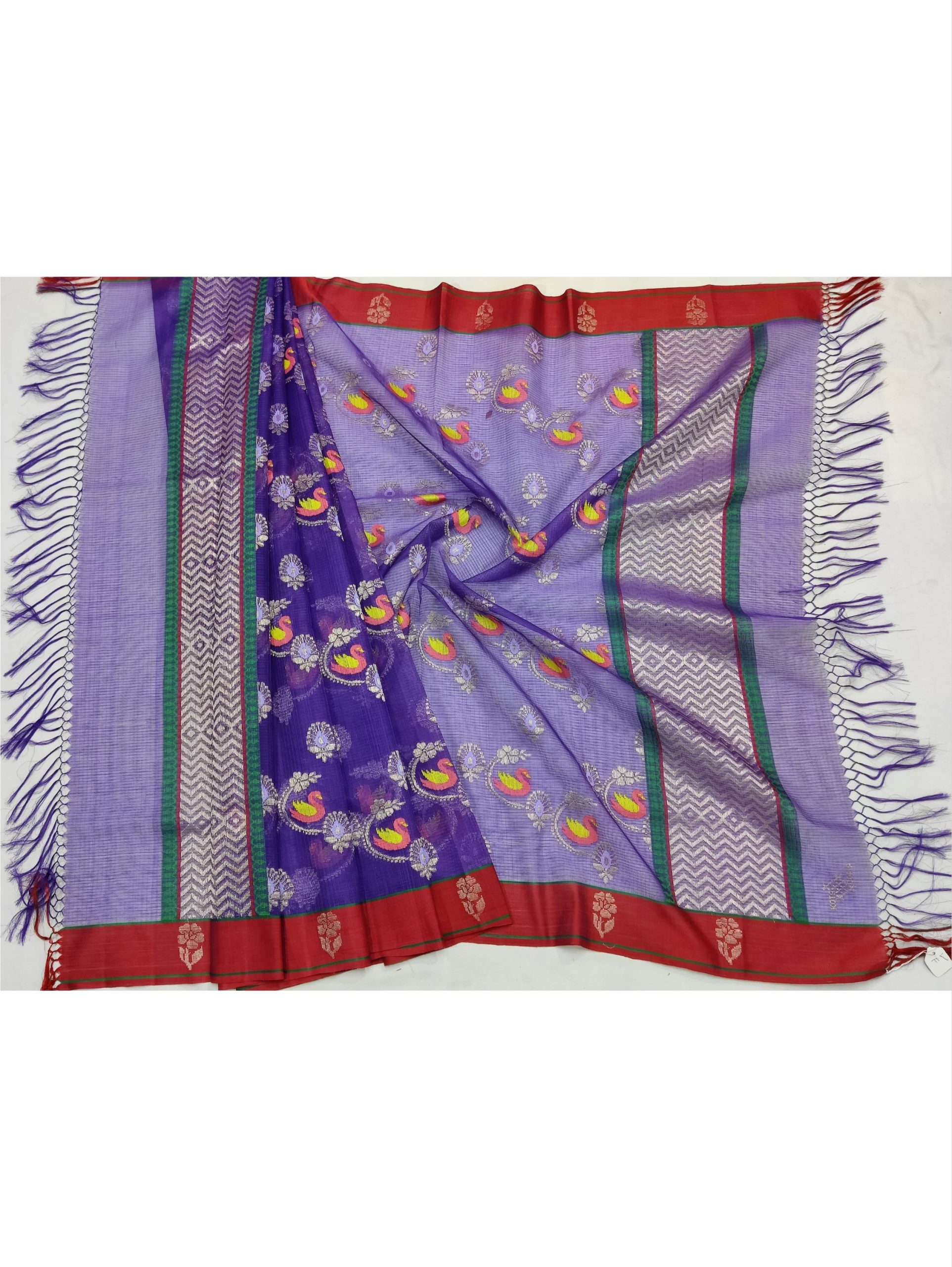 PURE ALL OVER JAAL ZARIKOTA HANDLOOM DUPATTA D-213