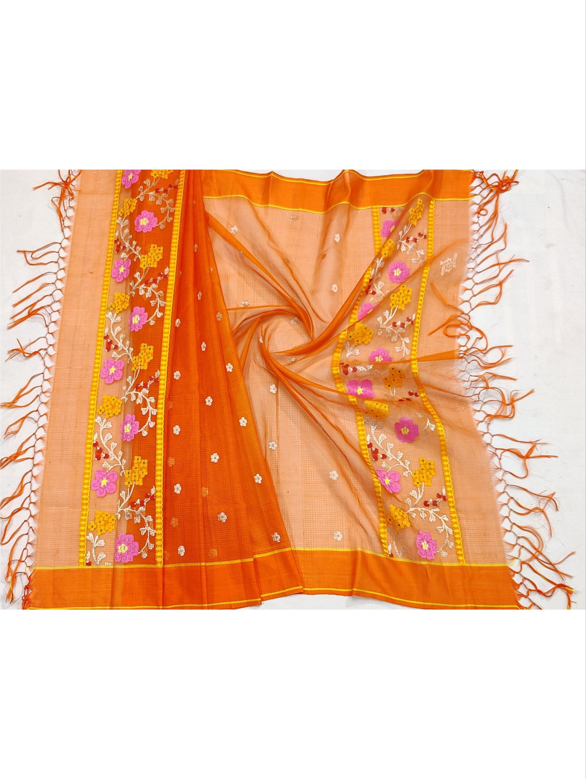 PURE BUTTIS ZARIKOTA HANDLOOM DUPATTA D-222