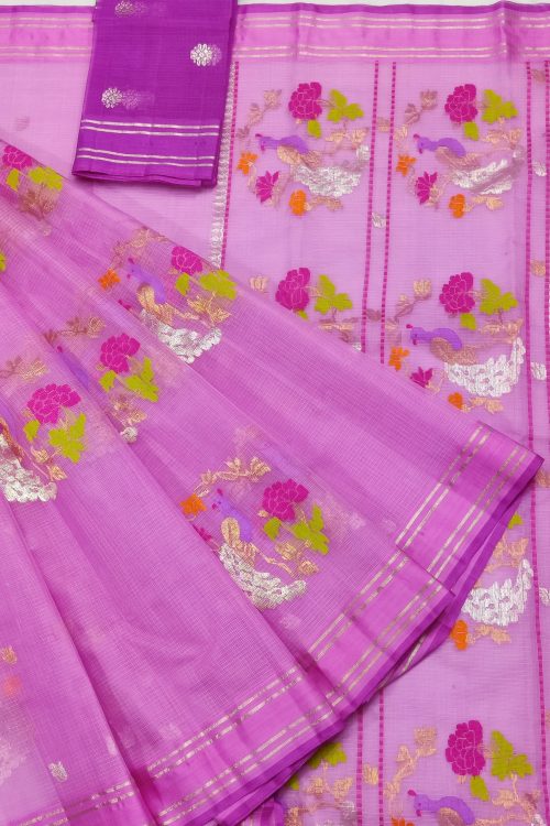 PURE ZARIKOTA HANDLOOM BUTA SAREE WITH BLOUSE B1861