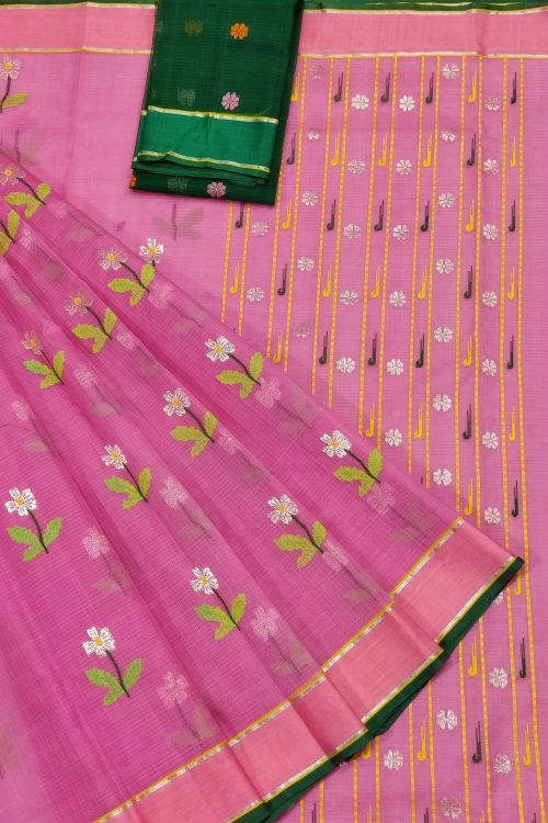 PURE ZARIKOTA HANDLOOM BUTA SAREE WITH BLOUSE B1863