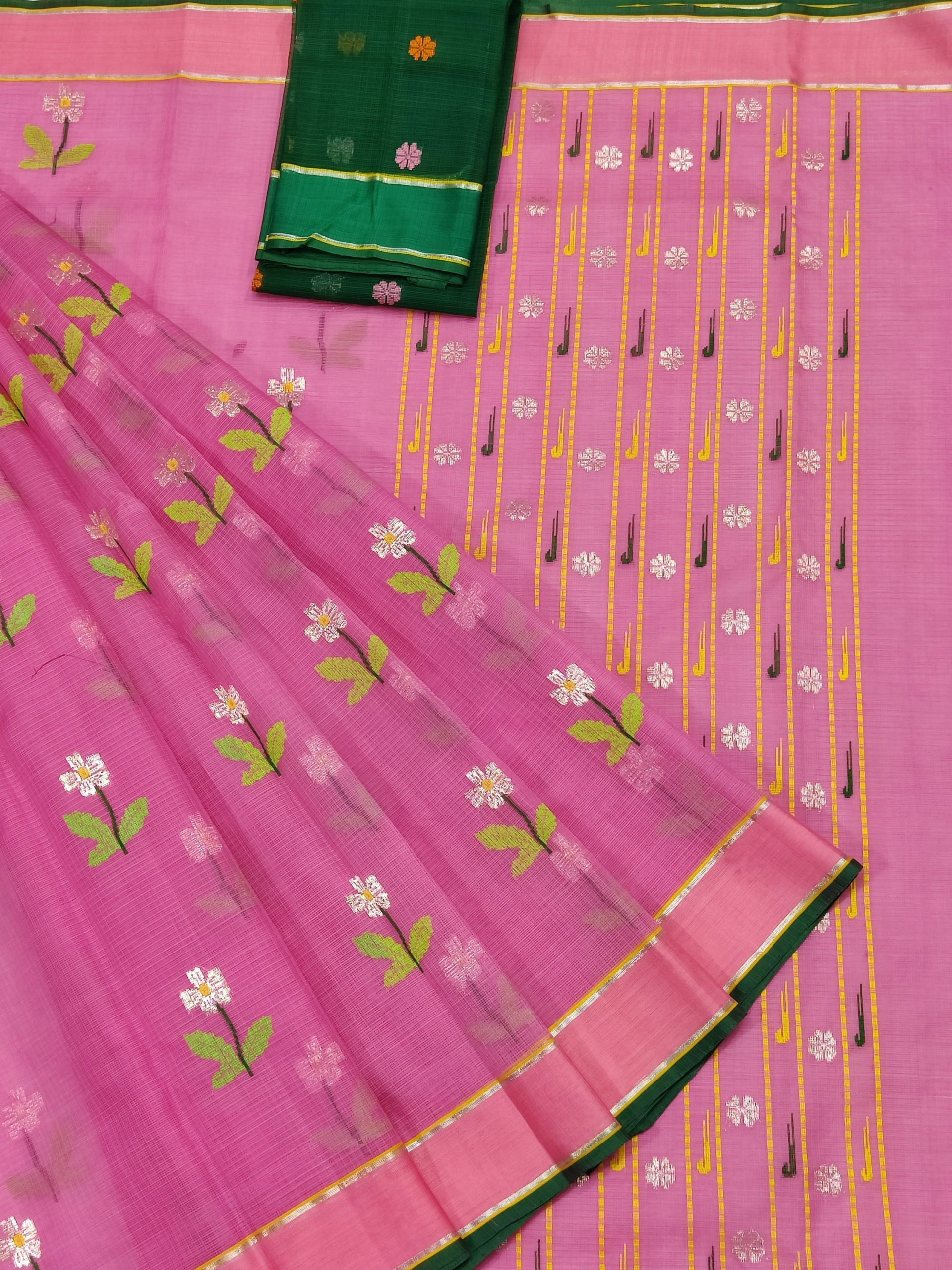 PURE ZARIKOTA HANDLOOM BUTA SAREE WITH BLOUSE B1863