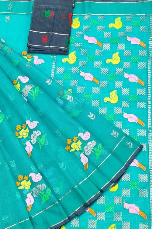 PURE ZARIKOTA HANDLOOM BUTA SAREE WITH BLOUSE B1864