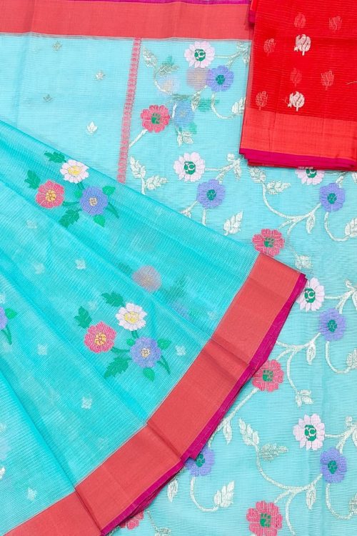 PURE ZARIKOTA HANDLOOM BUTA SAREE WITH BLOUSE B1867