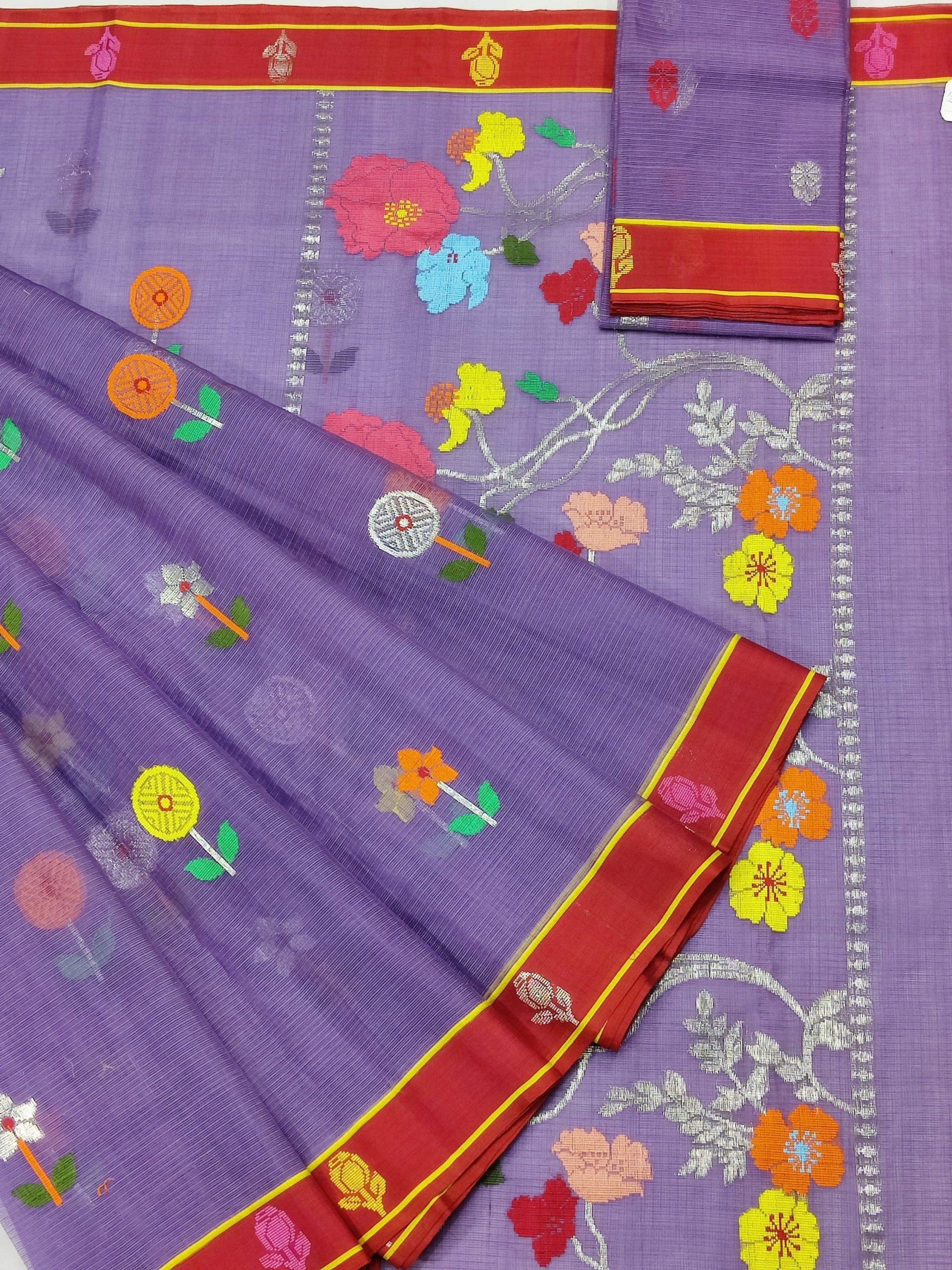 PURE ZARIKOTA HANDLOOM BUTA SAREE WITH BLOUSE B1868