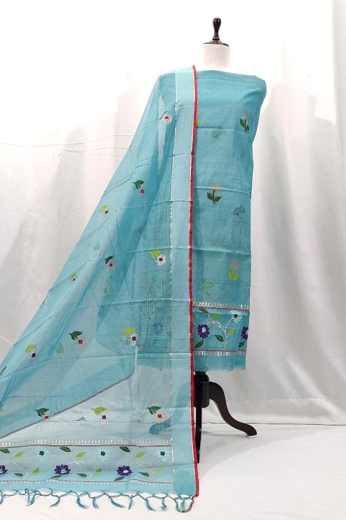 PURE ZARIKOTA HANDLOOM DRESS MATERIAL _M187