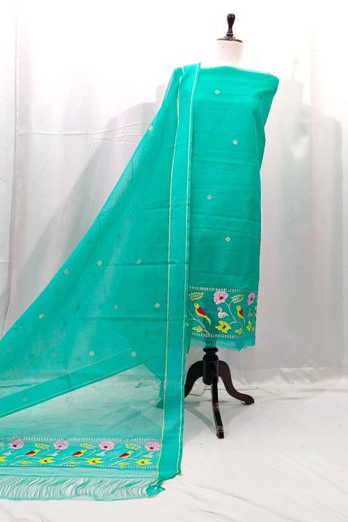PURE ZARIKOTA HANDLOOM DRESS MATERIAL _M188