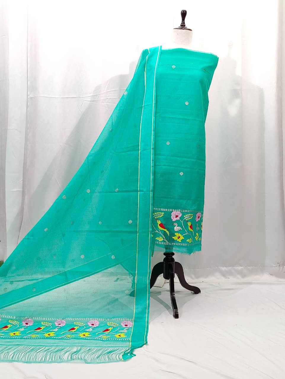 PURE ZARIKOTA HANDLOOM DRESS MATERIAL _M188
