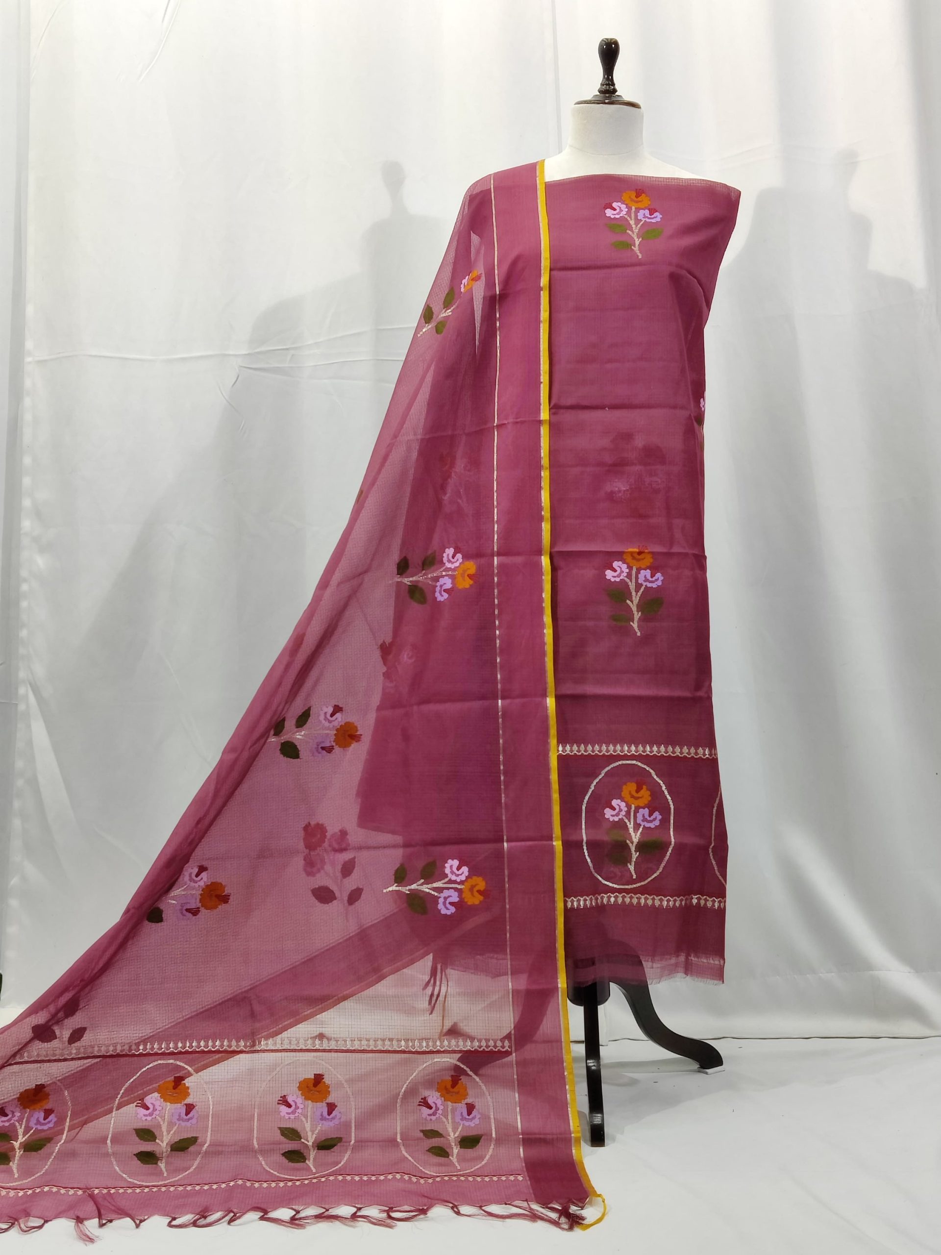 PURE ZARIKOTA HANDLOOM DRESS MATERIAL _M189