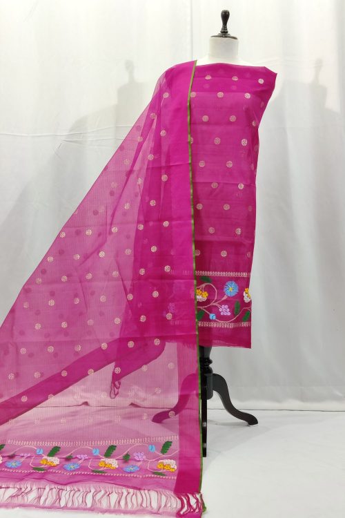 PURE ZARIKOTA HANDLOOM DRESS MATERIAL _M190
