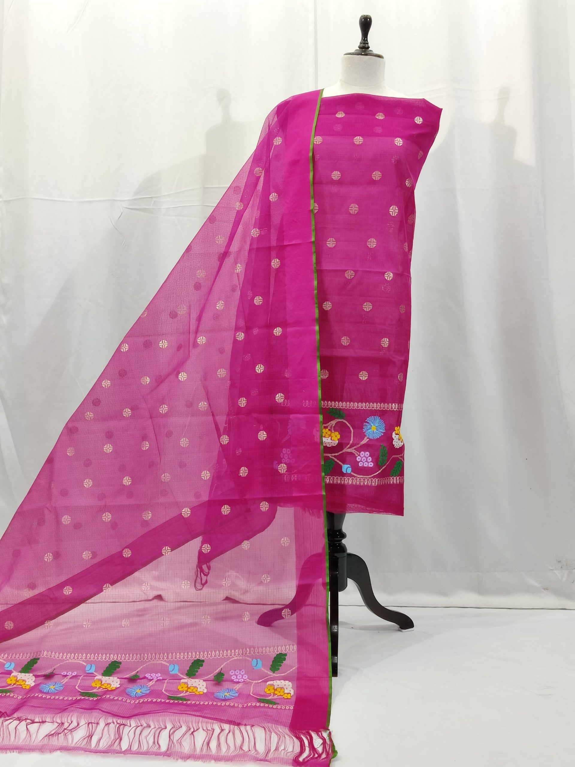 PURE ZARIKOTA HANDLOOM DRESS MATERIAL _M190