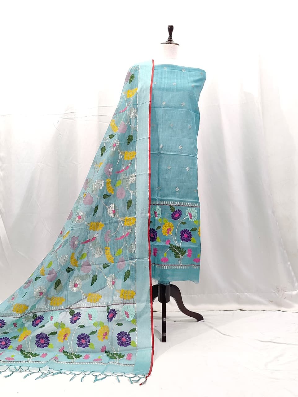 PURE ZARIKOTA HANDLOOM DRESS MATERIAL _M192