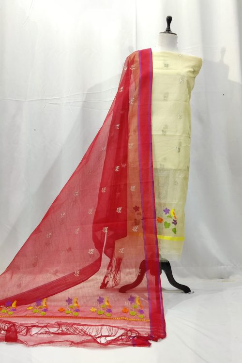 PURE ZARIKOTA HANDLOOM DRESS MATERIAL _M201