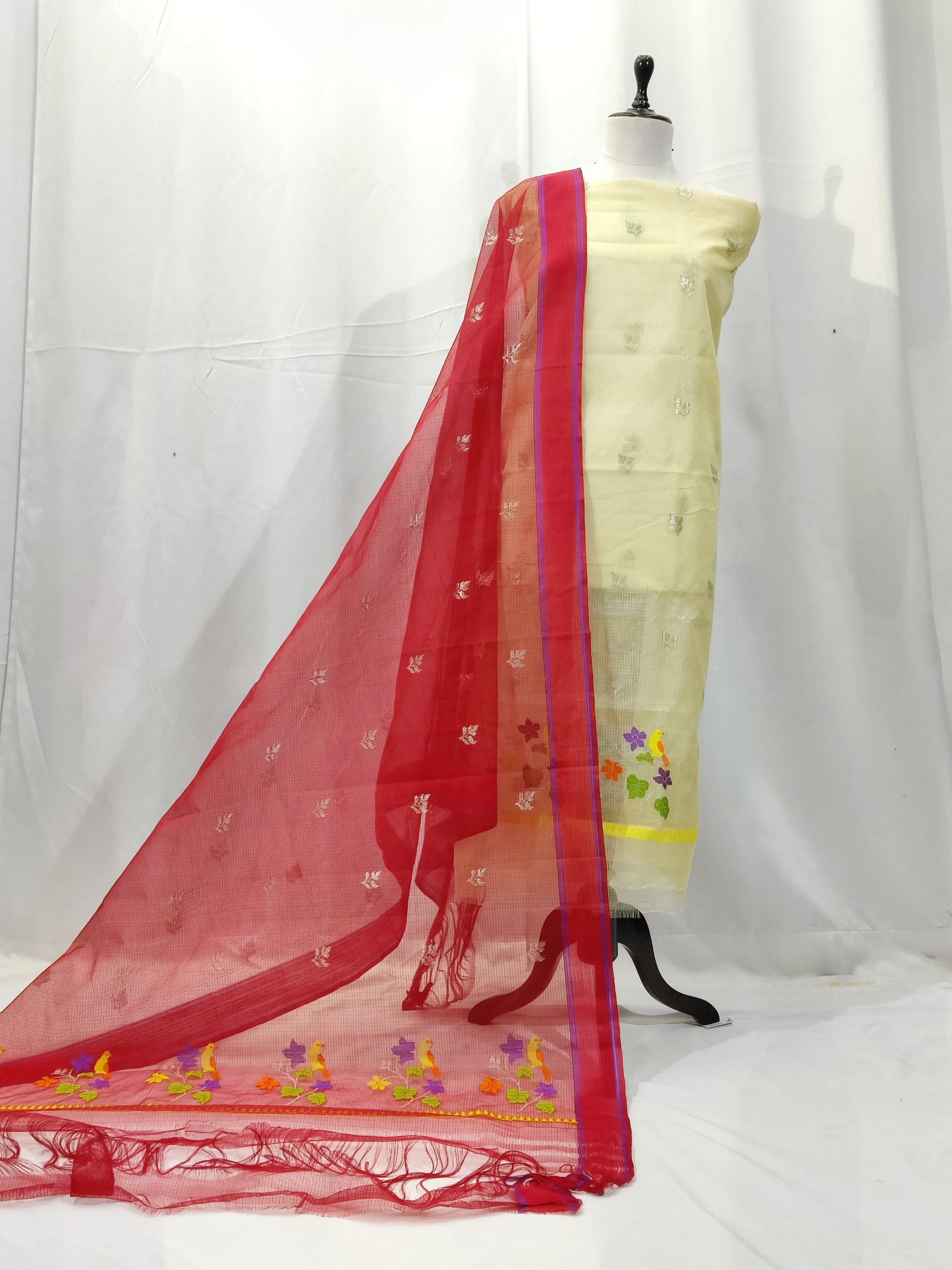 PURE ZARIKOTA HANDLOOM DRESS MATERIAL _M201