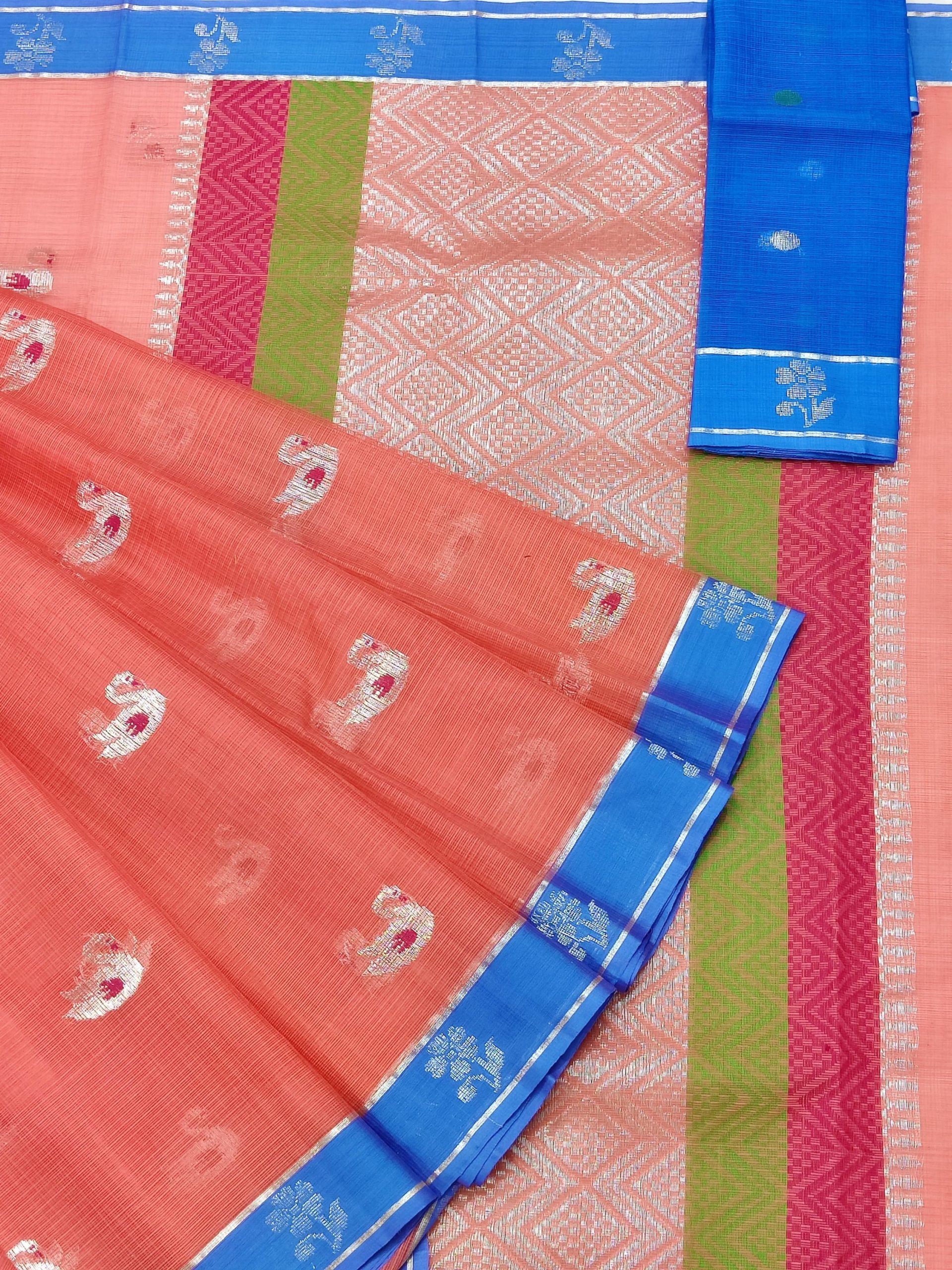 PURE ZARIKOTA HANDLOOM BUTA SAREE WITH BLOUSE B1880