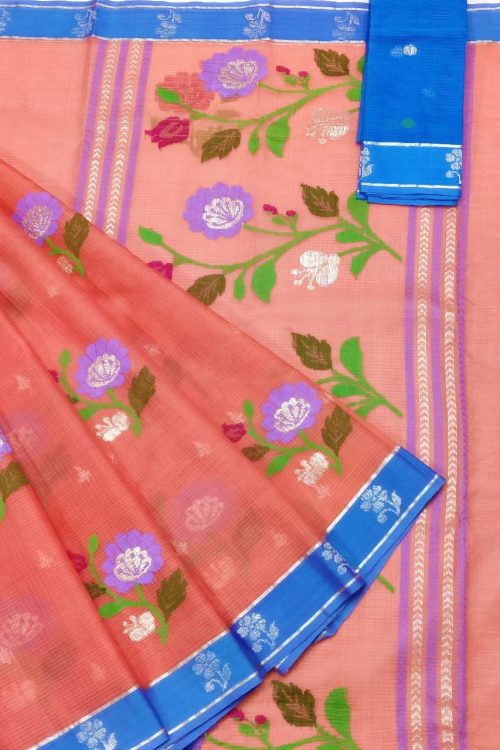 PURE ZARIKOTA HANDLOOM BUTA SAREE WITH BLOUSE B1878