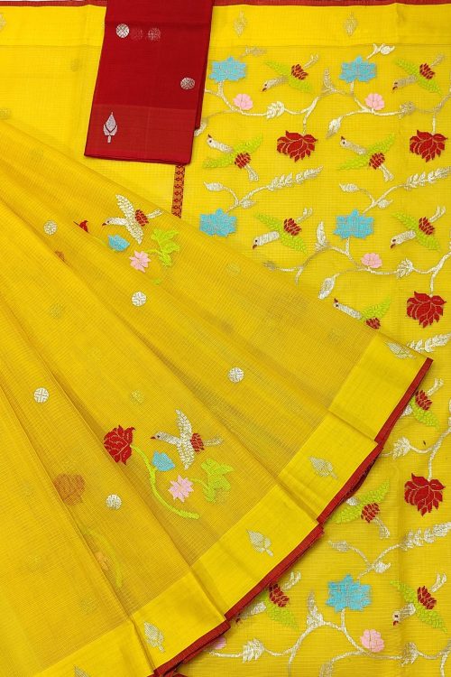 PURE ZARIKOTA HANDLOOM BUTA SAREE WITH BLOUSE B1882