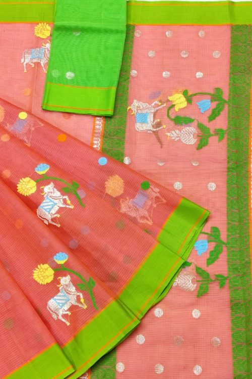 PURE ZARIKOTA HANDLOOM BUTA SAREE WITH BLOUSE B1883