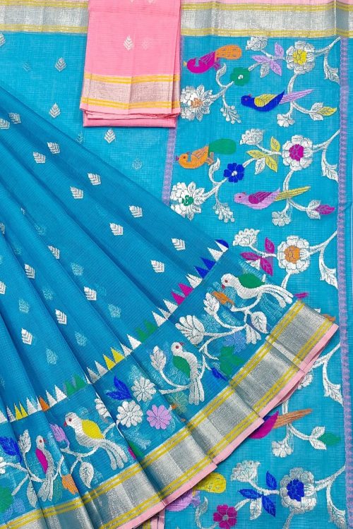 PURE SKIRT DESIGN ZARIKOTA HANDLOOM SAREE S-237