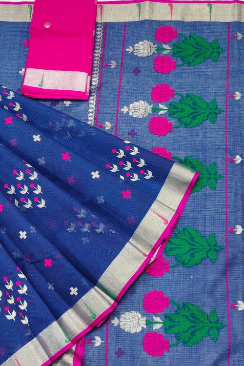 PURE ZARIKOTA HANDLOOM BUTA SAREE WITH BLOUSE B1901