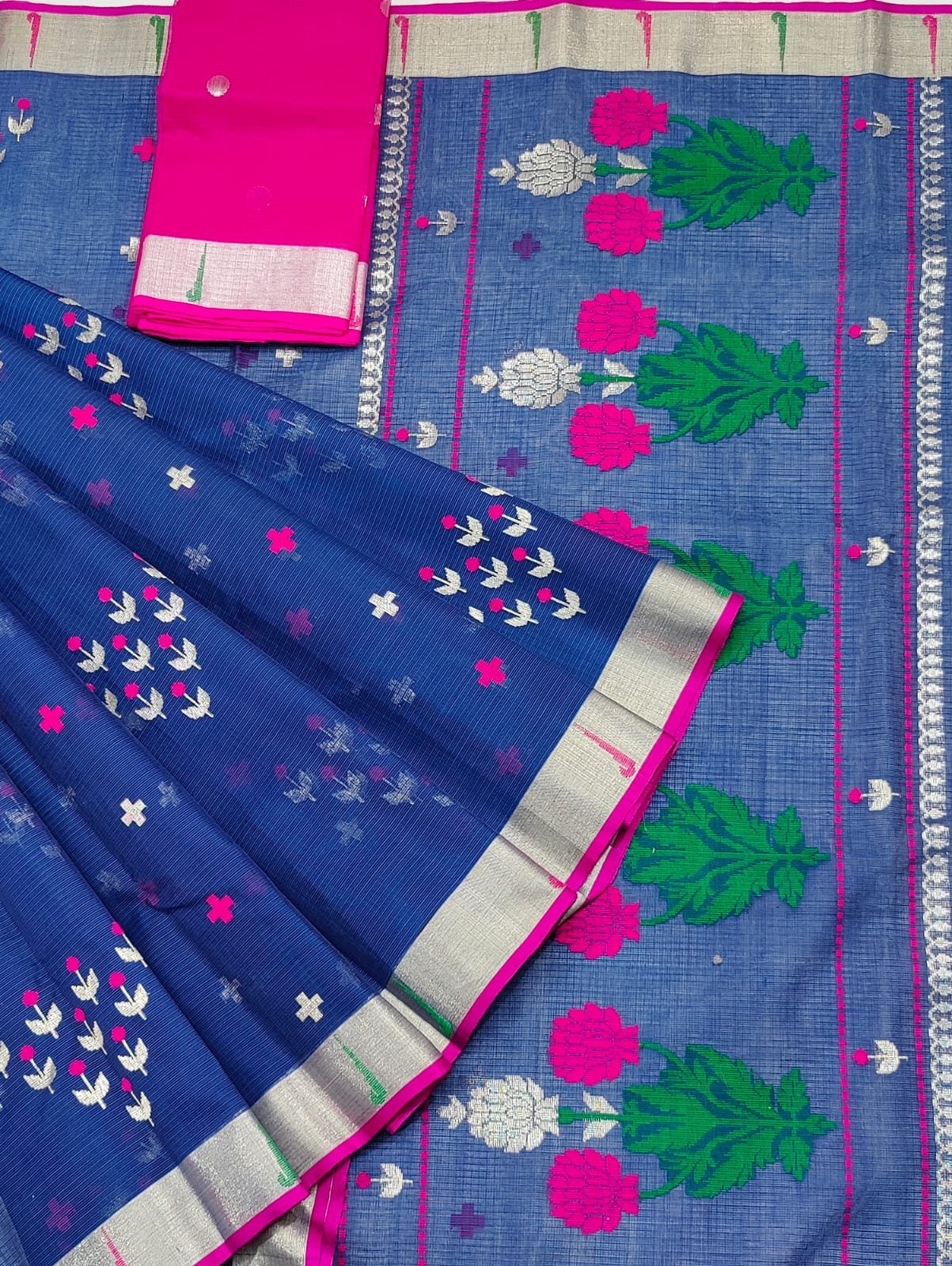 PURE ZARIKOTA HANDLOOM BUTA SAREE WITH BLOUSE B1901