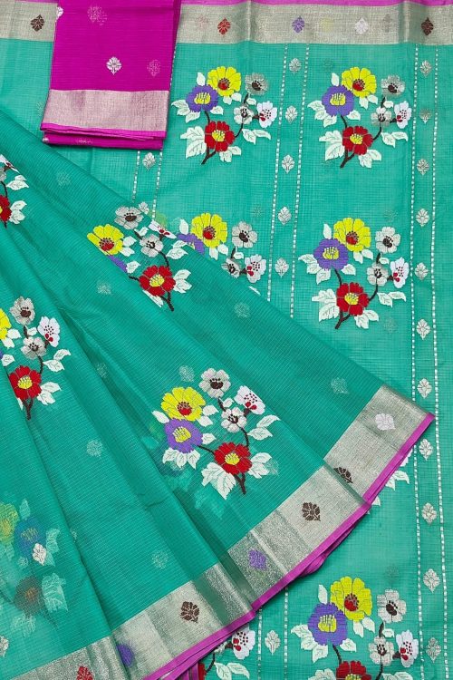 PURE ZARIKOTA HANDLOOM BUTA SAREE WITH BLOUSE B1900