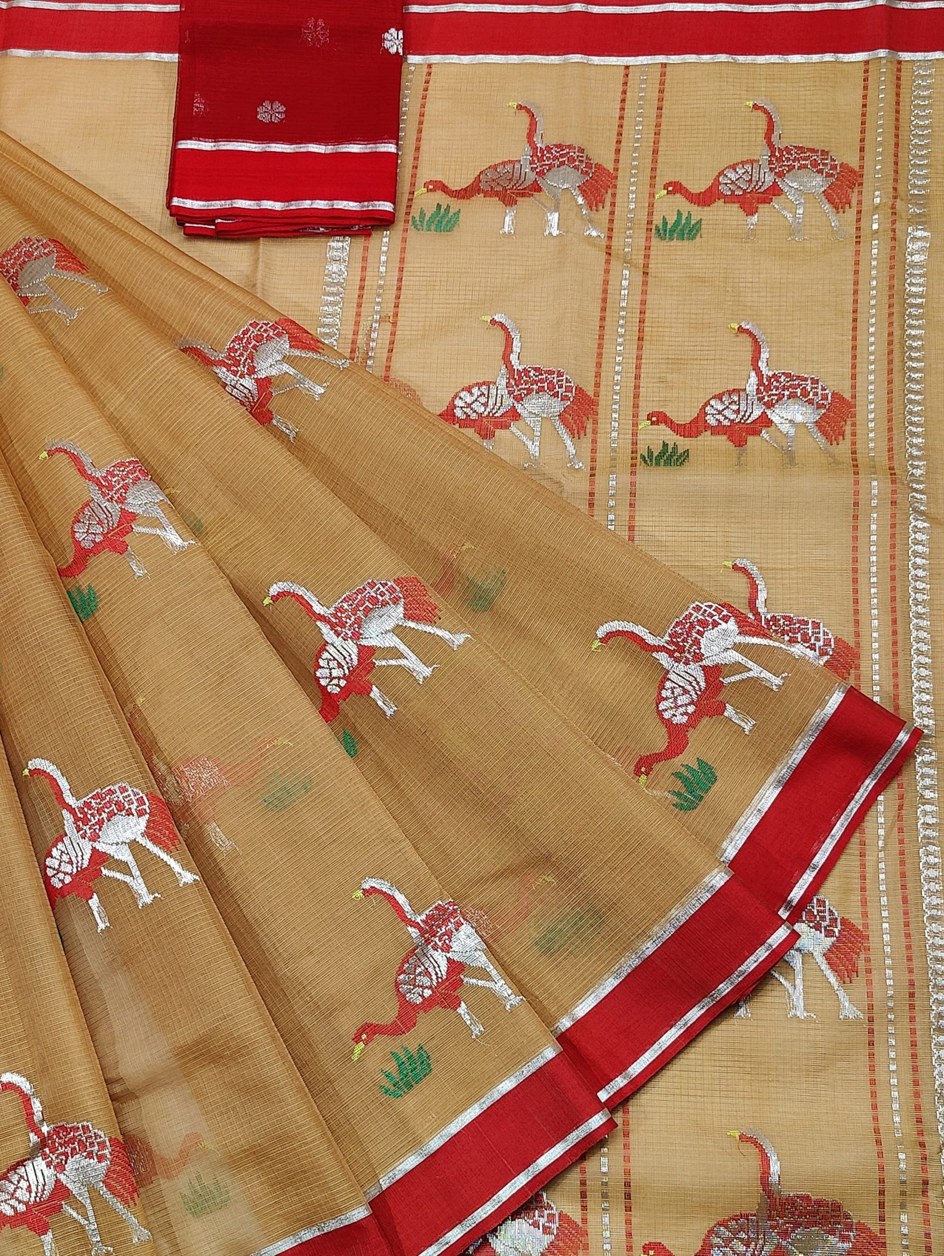 PURE ZARIKOTA HANDLOOM BUTA SAREE WITH BLOUSE B1914