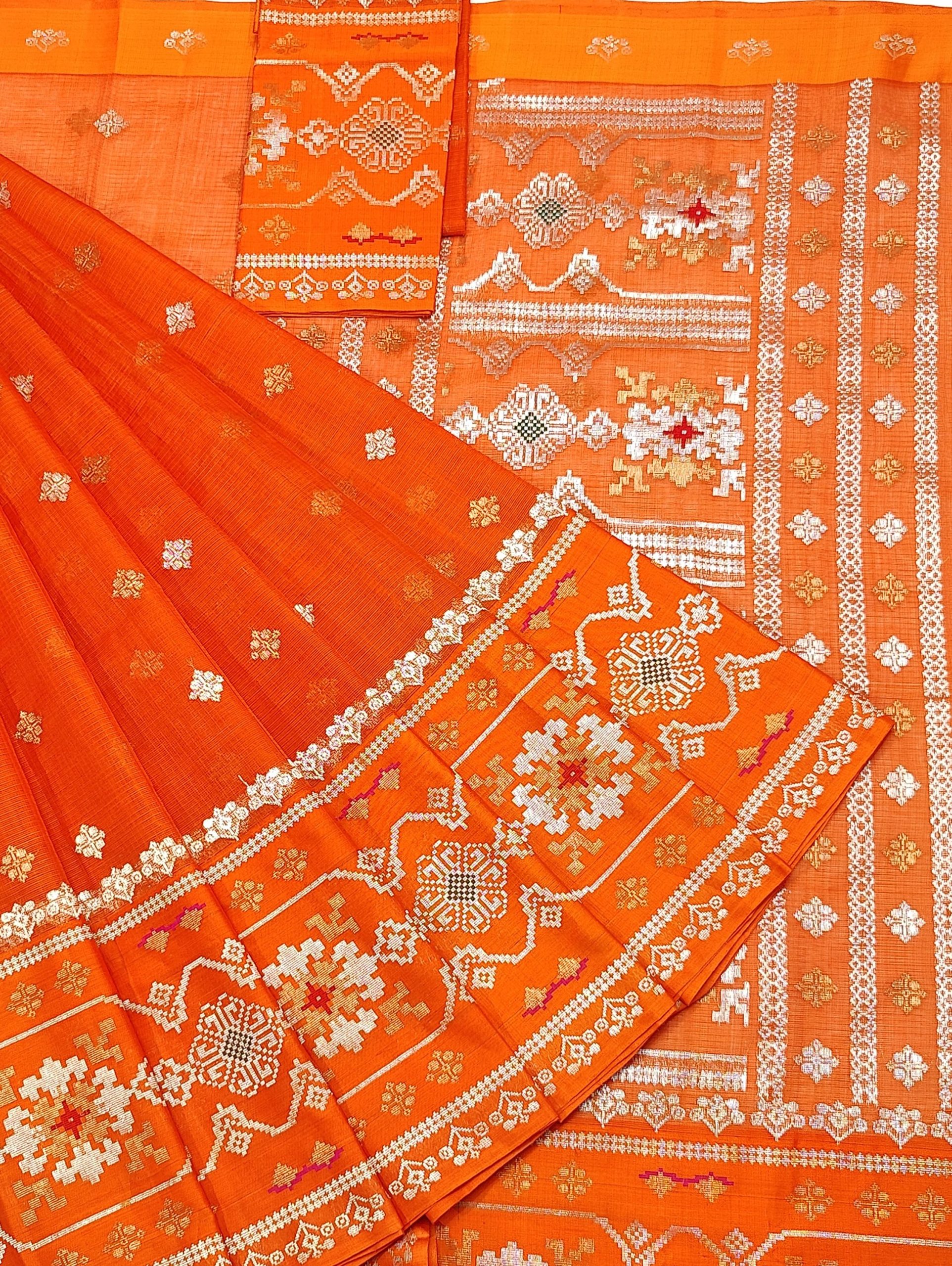 PURE BIG PAITHANI BORDER ZARIKOTA HANDLOOM SAREE S-164