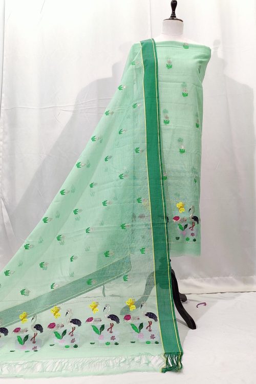 PURE ZARIKOTA HANDLOOM DRESS MATERIAL _M206