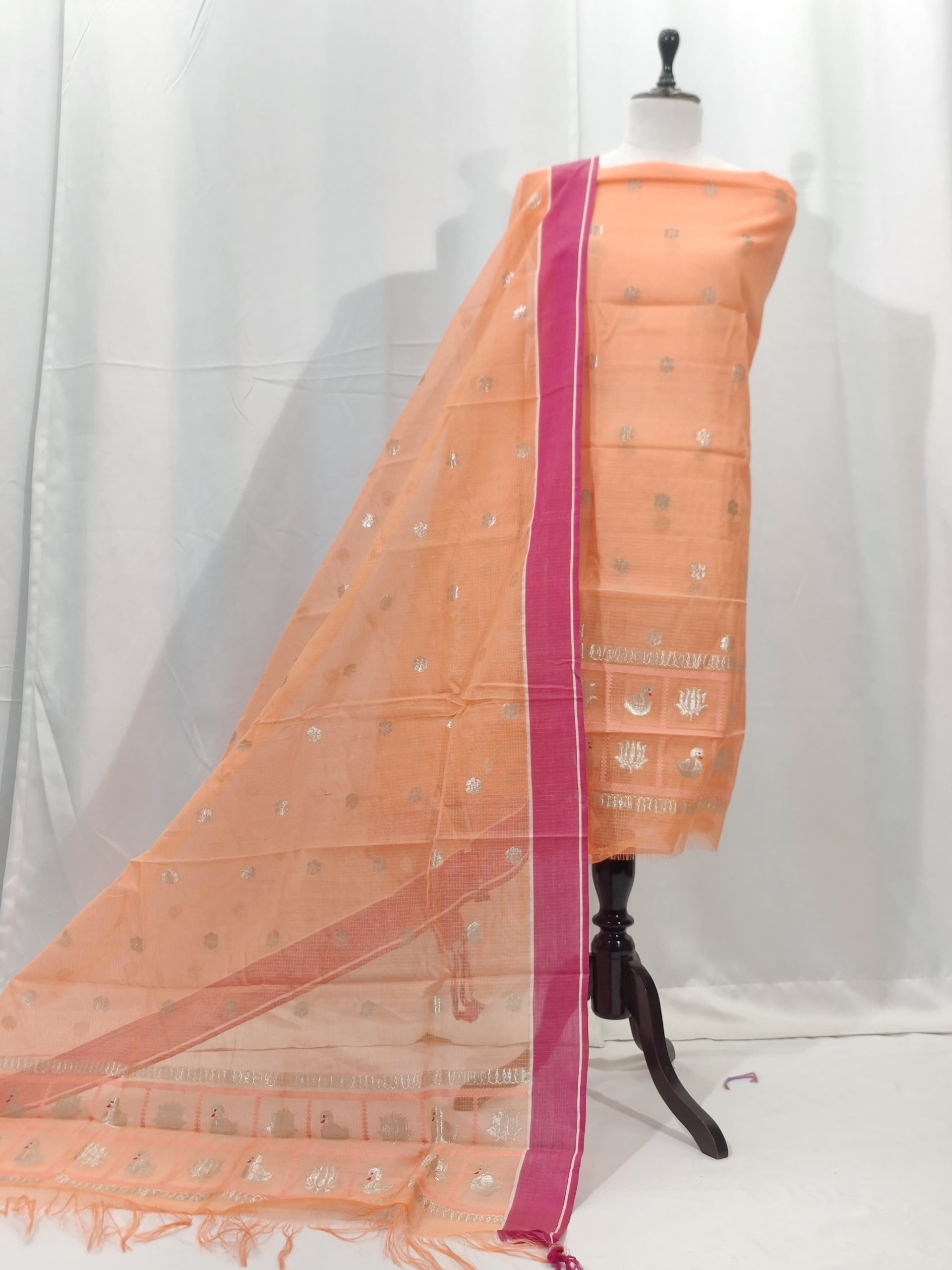PURE ZARIKOTA HANDLOOM DRESS MATERIAL _M208
