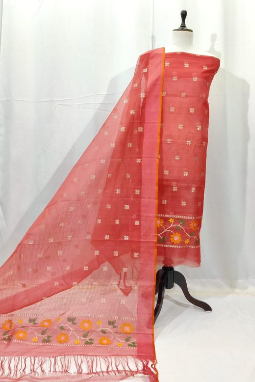 PURE ZARIKOTA HANDLOOM DRESS MATERIAL _M214