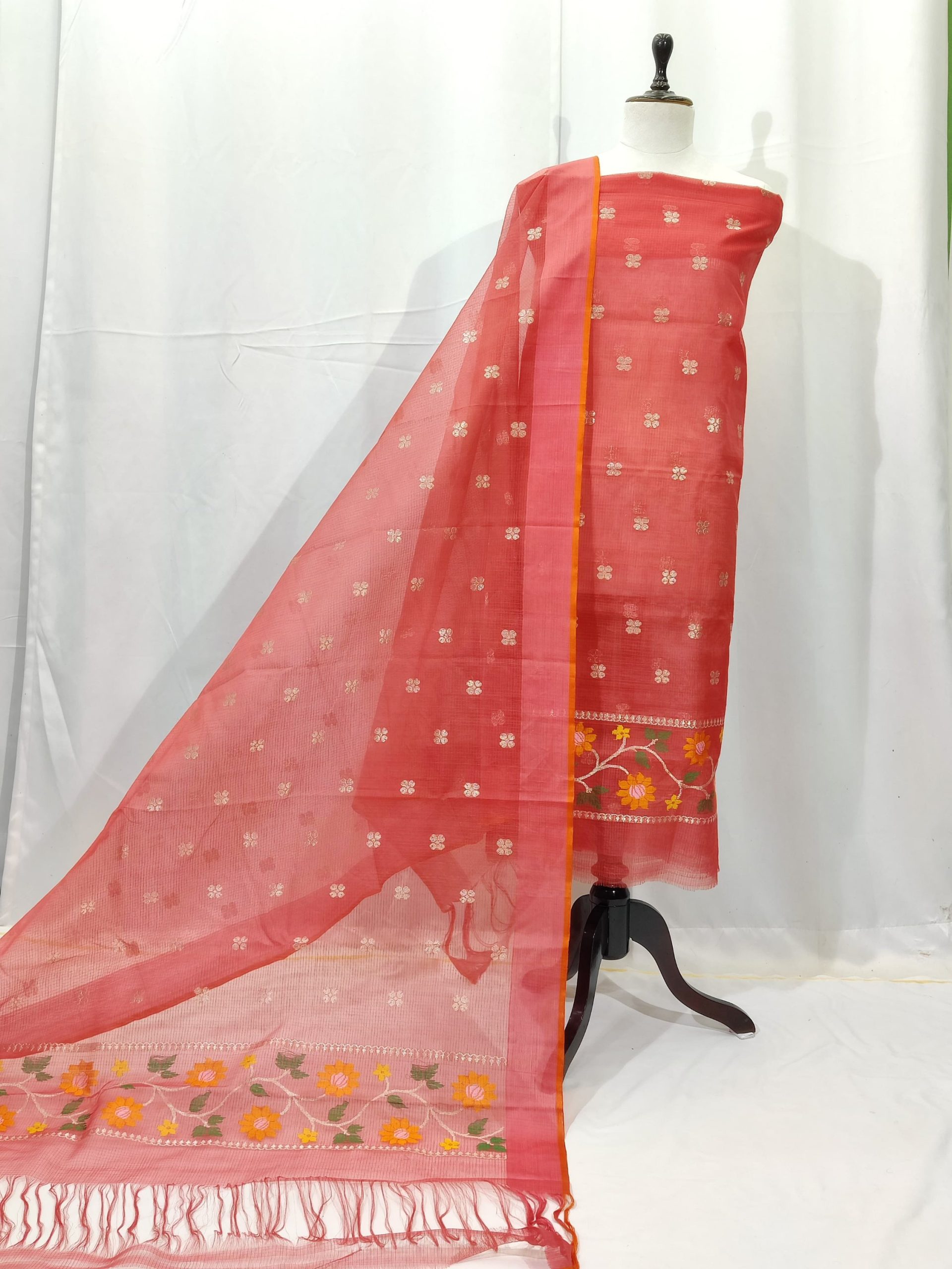PURE ZARIKOTA HANDLOOM DRESS MATERIAL _M214