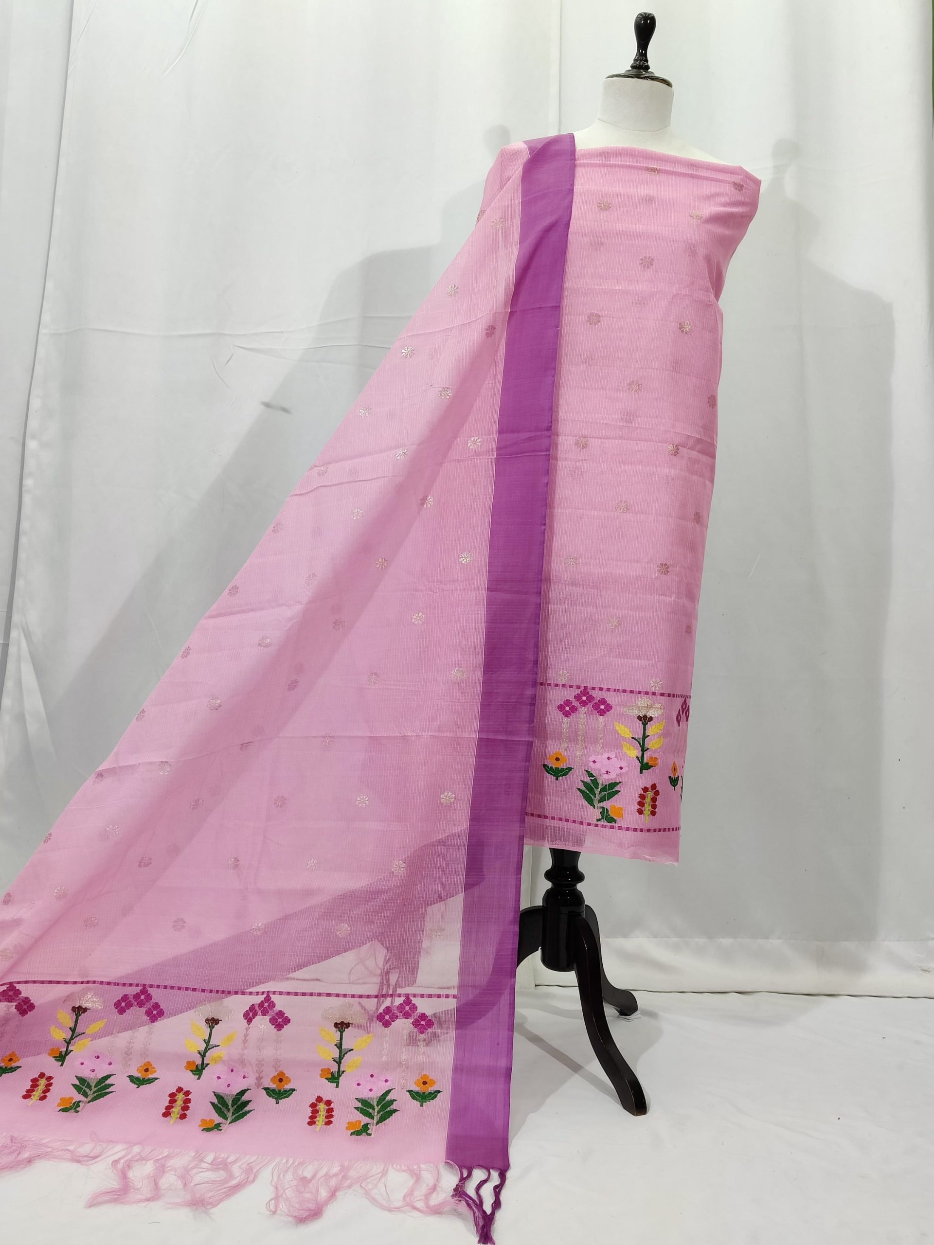 PURE ZARIKOTA HANDLOOM DRESS MATERIAL _M216