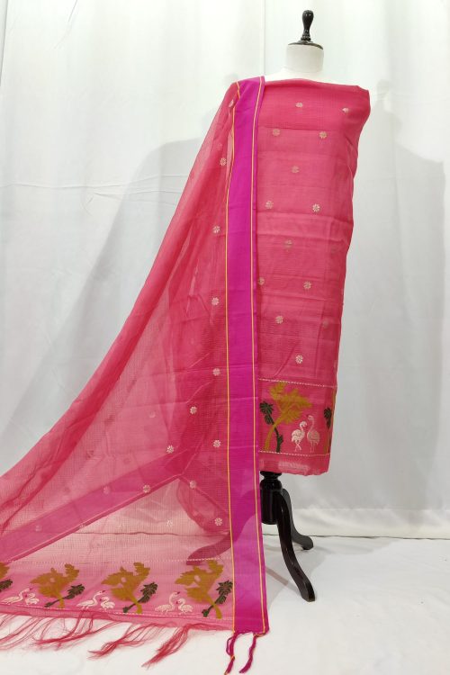 PURE ZARIKOTA HANDLOOM DRESS MATERIAL _M218