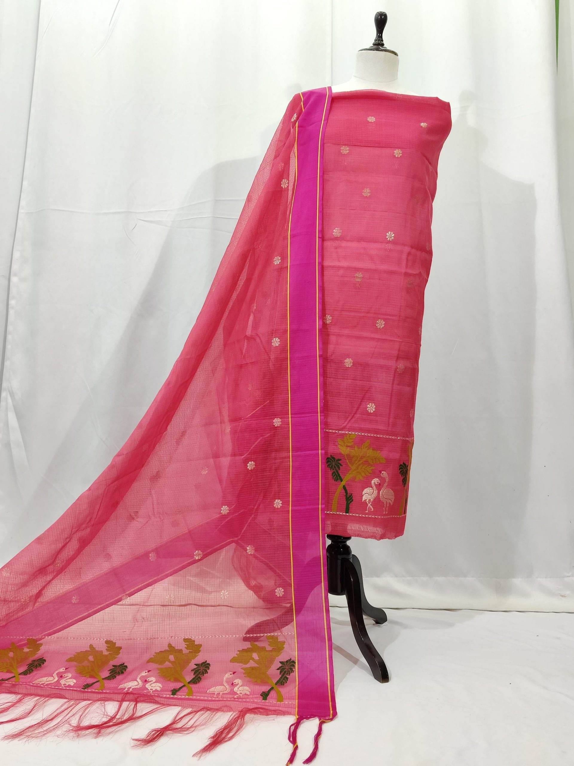 PURE ZARIKOTA HANDLOOM DRESS MATERIAL _M218