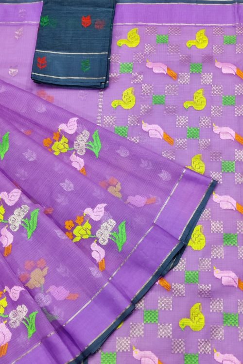 PURE ZARIKOTA HANDLOOM BUTA SAREE WITH BLOUSE B1922
