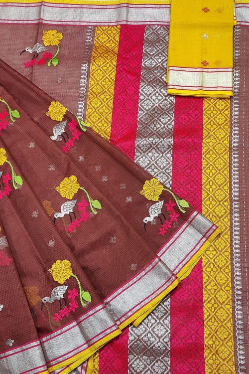 PURE ZARIKOTA HANDLOOM BUTA SAREE WITH BLOUSE B1932