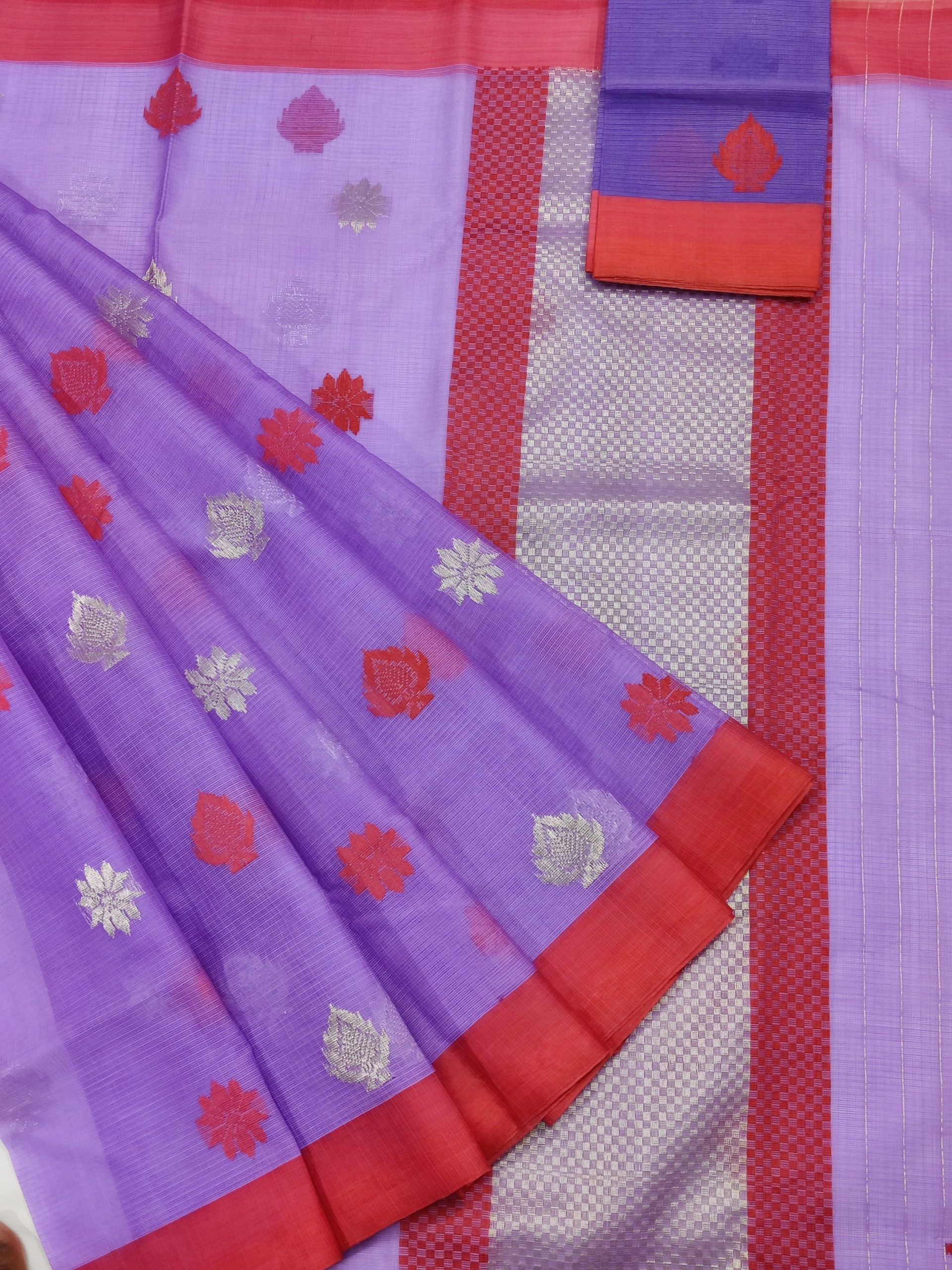 PURE ZARIKOTA HANDLOOM BUTA SAREE WITH BLOUSE B1941