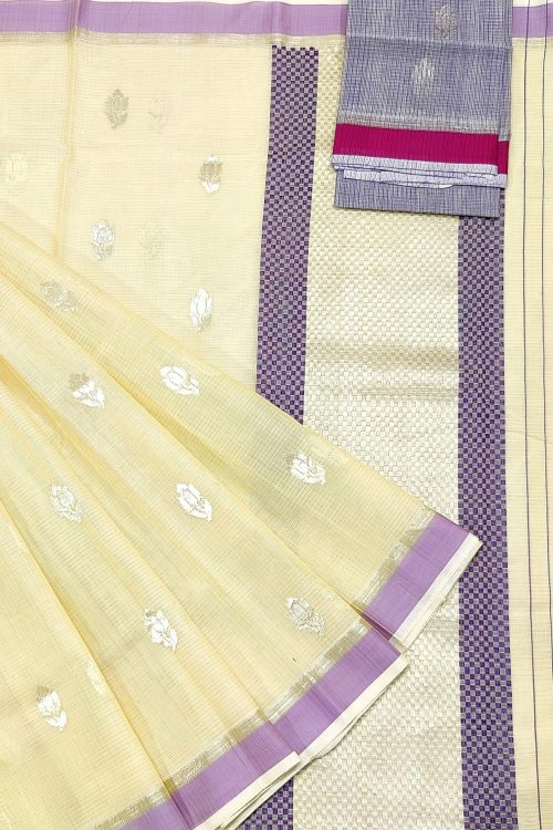PURE ZARIKOTA HANDLOOM BUTA SAREE WITH BLOUSE B1942