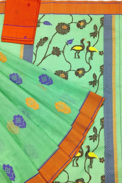 PURE ZARIKOTA HANDLOOM BUTA SAREE WITH BLOUSE B1944
