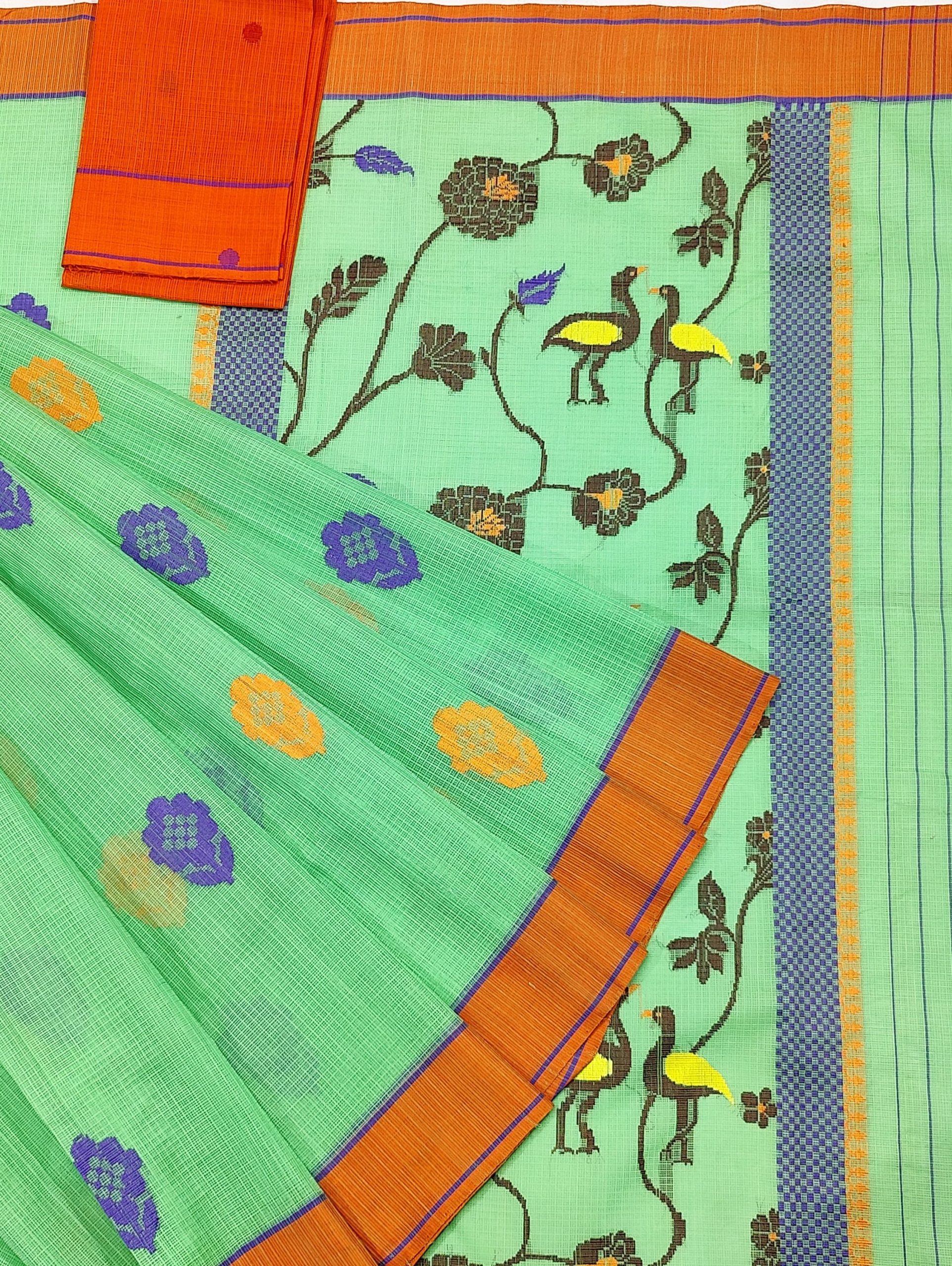 PURE ZARIKOTA HANDLOOM BUTA SAREE WITH BLOUSE B1944