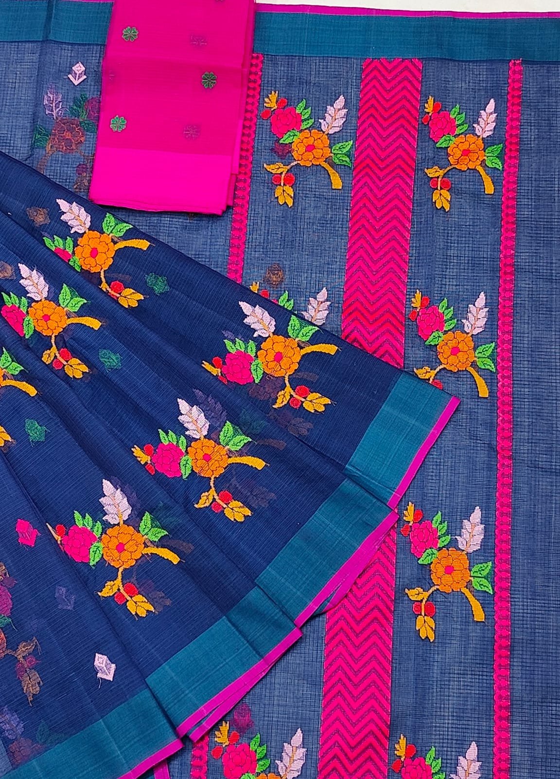 PURE ZARIKOTA HANDLOOM BUTA SAREE WITH BLOUSE B1947