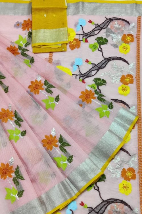 PURE ZARIKOTA HANDLOOM BUTA SAREE WITH BLOUSE B1953