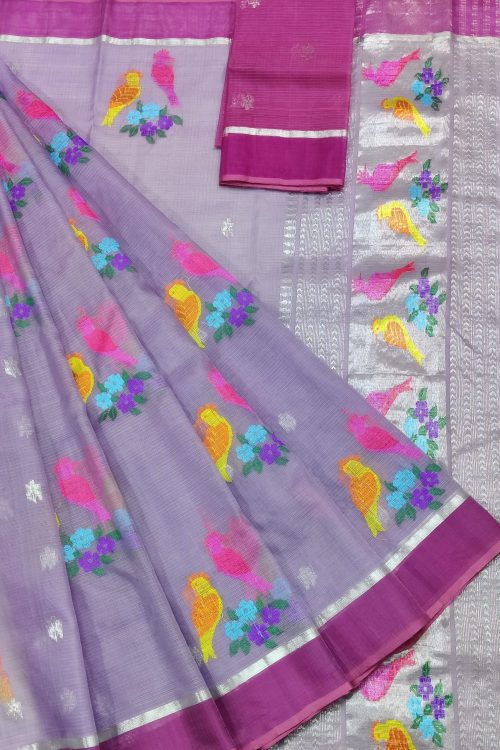 PURE ZARIKOTA HANDLOOM BUTA SAREE WITH BLOUSE B1964